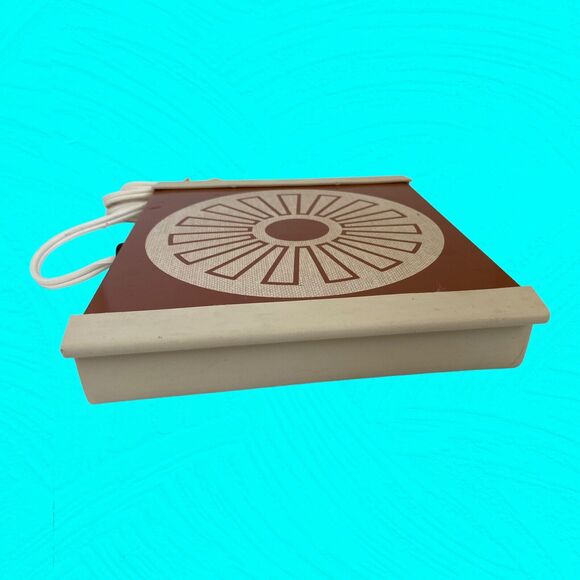 Vintage BISSELL Warming Tray Small 8” Hot Plate Electric Model 155-00 Works MCM - Picture 3 of 13